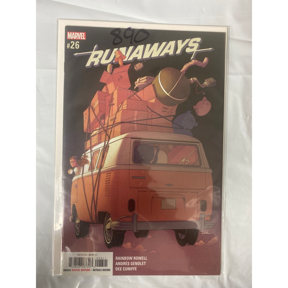 Marvel‎ Runaways #26 Rainbow Rowell Andres Genolet Kris Anka Cover 2020 Comic